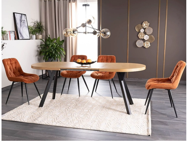 Išskleidžiamas ovalus stalas DOMINGO II 2