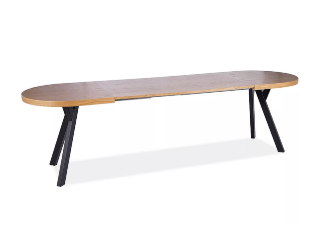 Išskleidžiamas ovalus stalas DOMINGO II 5 Išskleidžiamas ovalus stalas DOMINGO II 5