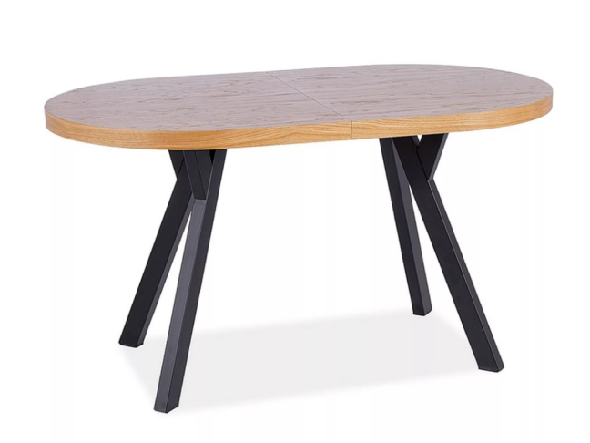 Išskleidžiamas ovalus stalas DOMINGO II 4 Išskleidžiamas ovalus stalas DOMINGO II 4
