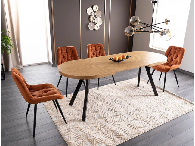 Išskleidžiamas ovalus stalas DOMINGO II 3