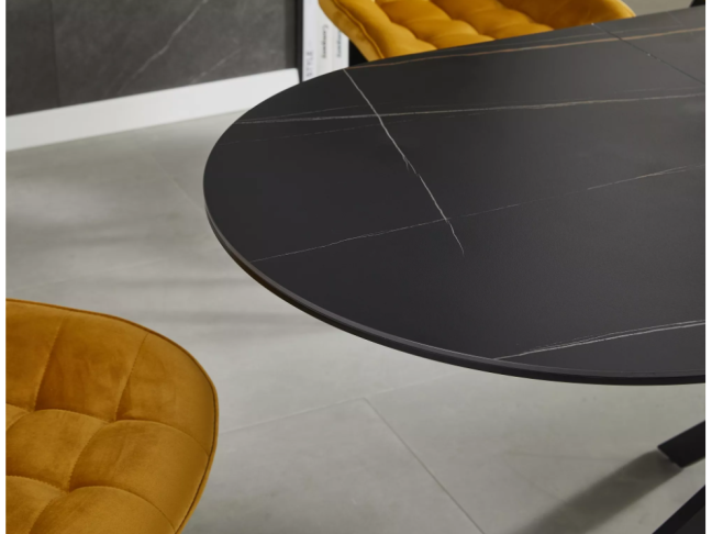 Išskleidžiamas ovalus stalas GASTON CERAMIC 140 2 Išskleidžiamas ovalus stalas GASTON CERAMIC 140 2