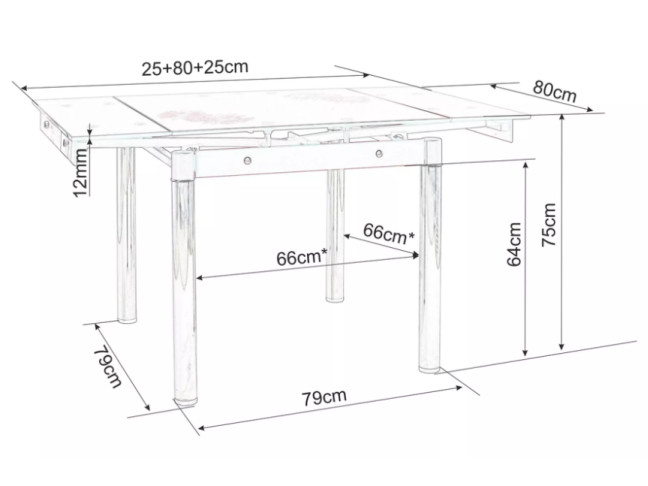 Išskleidžiamas stalas GD-082 8