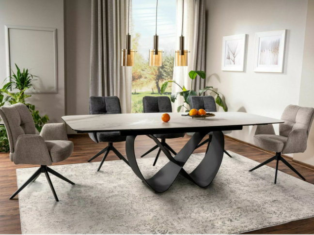 Išskleidžiamas stalas INFINITY CERAMIC NATURE CLOUD