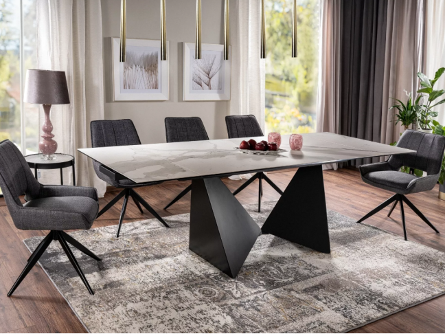 Išskleidžiamas stalas PETERSON CERAMIC Išskleidžiamas stalas PETERSON CERAMIC