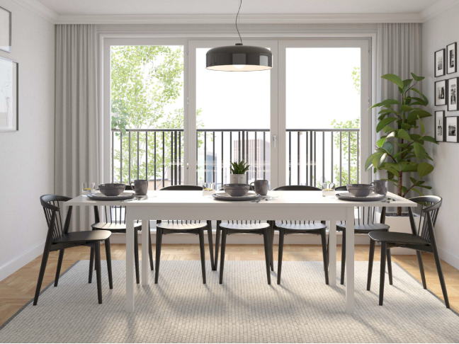 Išskleidžiamas stalas SENDI 160 Išskleidžiamas stalas SENDI 160