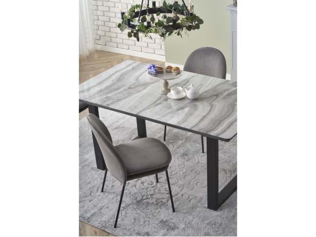 Išskleidžiamas stiklinis stalas MARLEY 3