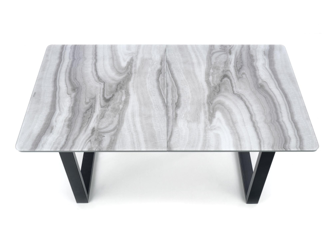 Išskleidžiamas stiklinis stalas MARLEY 11 Išskleidžiamas stiklinis stalas MARLEY 11