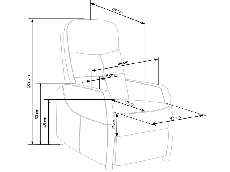 Išskleidžiamas fotelis FELIPE 2 13
