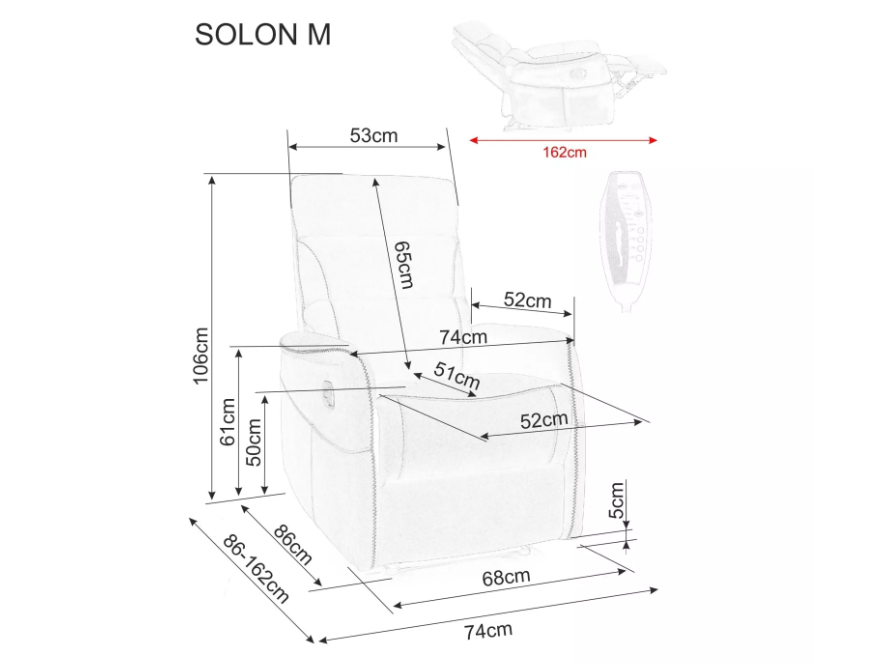 Išskleidžiamas fotelis SOLON M BREGO 7 Išskleidžiamas fotelis SOLON M BREGO 7