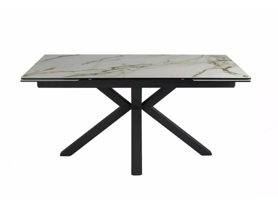 Išskleidžiamas stalas COLUMBUS CERAMIC AMBER BIANCO 1 Išskleidžiamas stalas COLUMBUS CERAMIC AMBER BIANCO 1