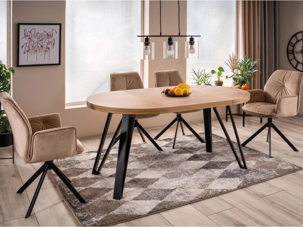 Išskleidžiamas apvalus stalas GALAXY Išskleidžiamas apvalus stalas GALAXY