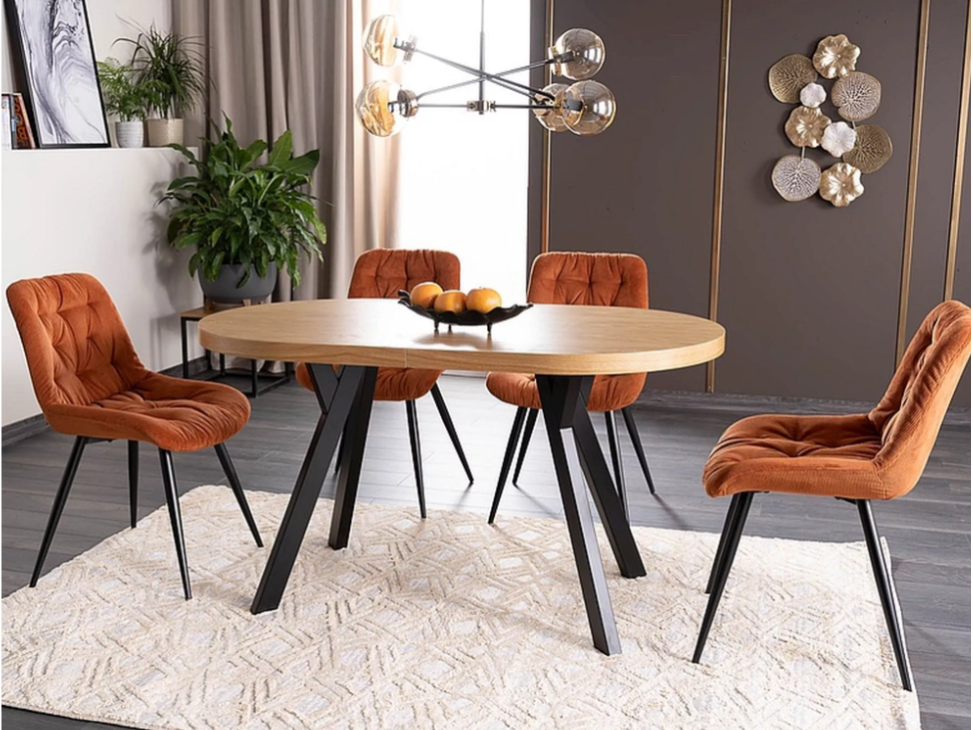 Išskleidžiamas ovalus stalas DOMINGO II