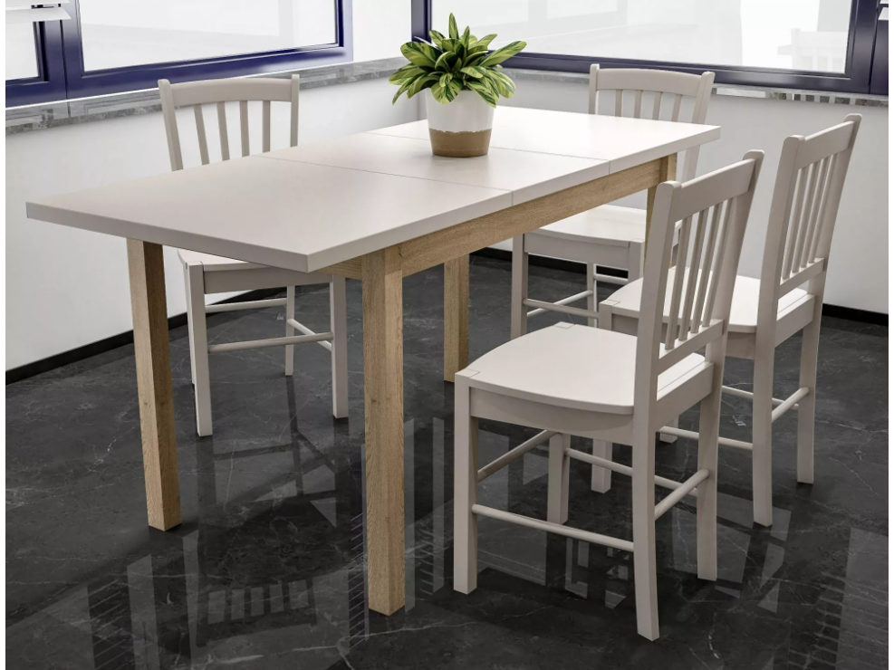 Išskleidžiamas stalas ADAM 90x65(125) 4