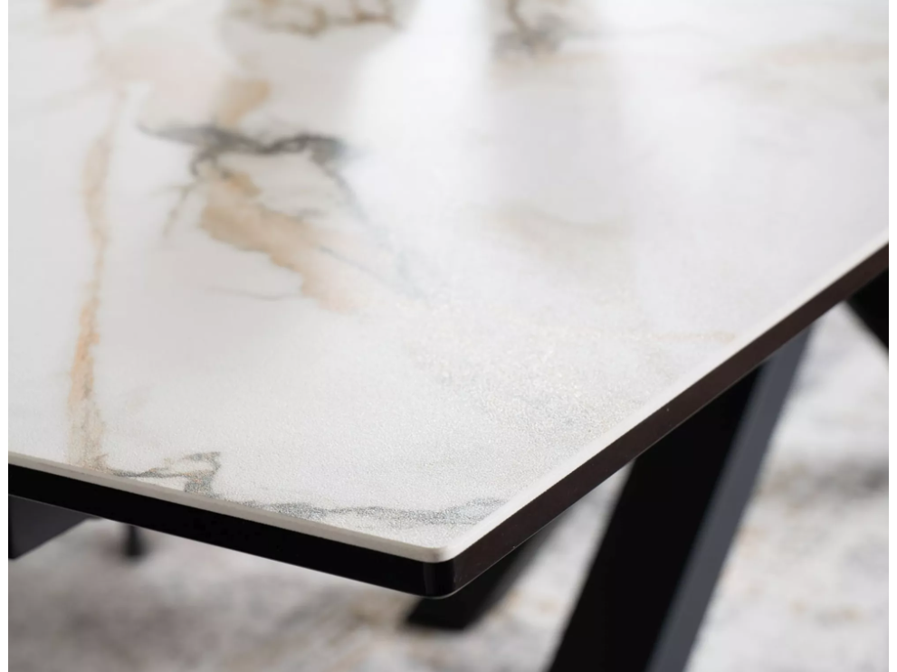 Išskleidžiamas stalas COLUMBUS CERAMIC AMBER BIANCO 7