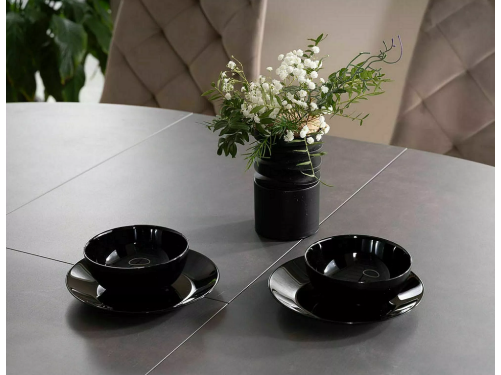 Išskleidžiamas apvalus stalas PORTO CERAMIC 5