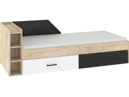Jaunuolio lova su stalčiais PAX-07