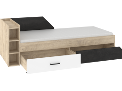 Jaunuolio lova su stalčiais PAX-07
