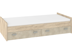 Jaunuolio lova su stalčiais KIT-04