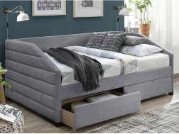 Jaunuolio lova su stalčiais NADIA 120 VELVET