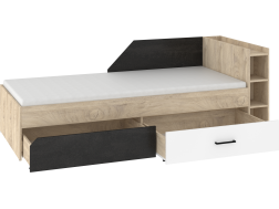 Jaunuolio lova su stalčiais PAX-08
