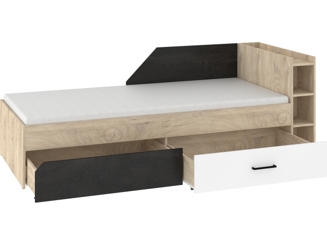 Jaunuolio lova su stalčiais PAX-08 1
