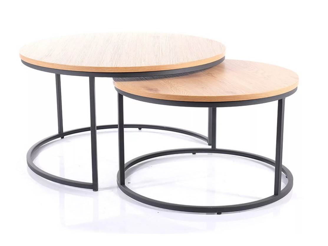 Kavos staliukų rinkinys ATLANTA III 2 Kavos staliukų rinkinys ATLANTA III 2