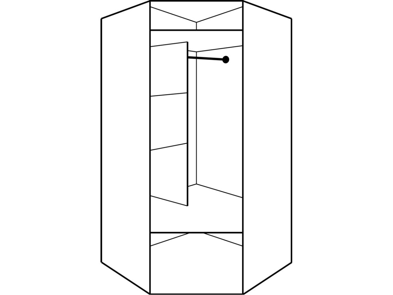 Kampinė spinta 2 Kampinė spinta 2