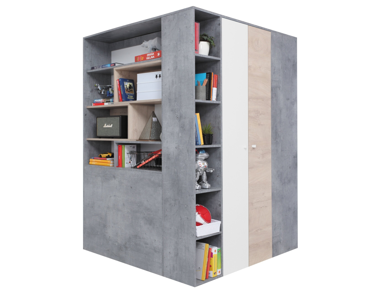 Kampinė spinta-drabužinė SI1