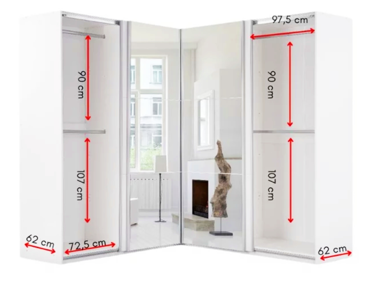 Kampinė spinta MERIDA 2 Kampinė spinta MERIDA 2