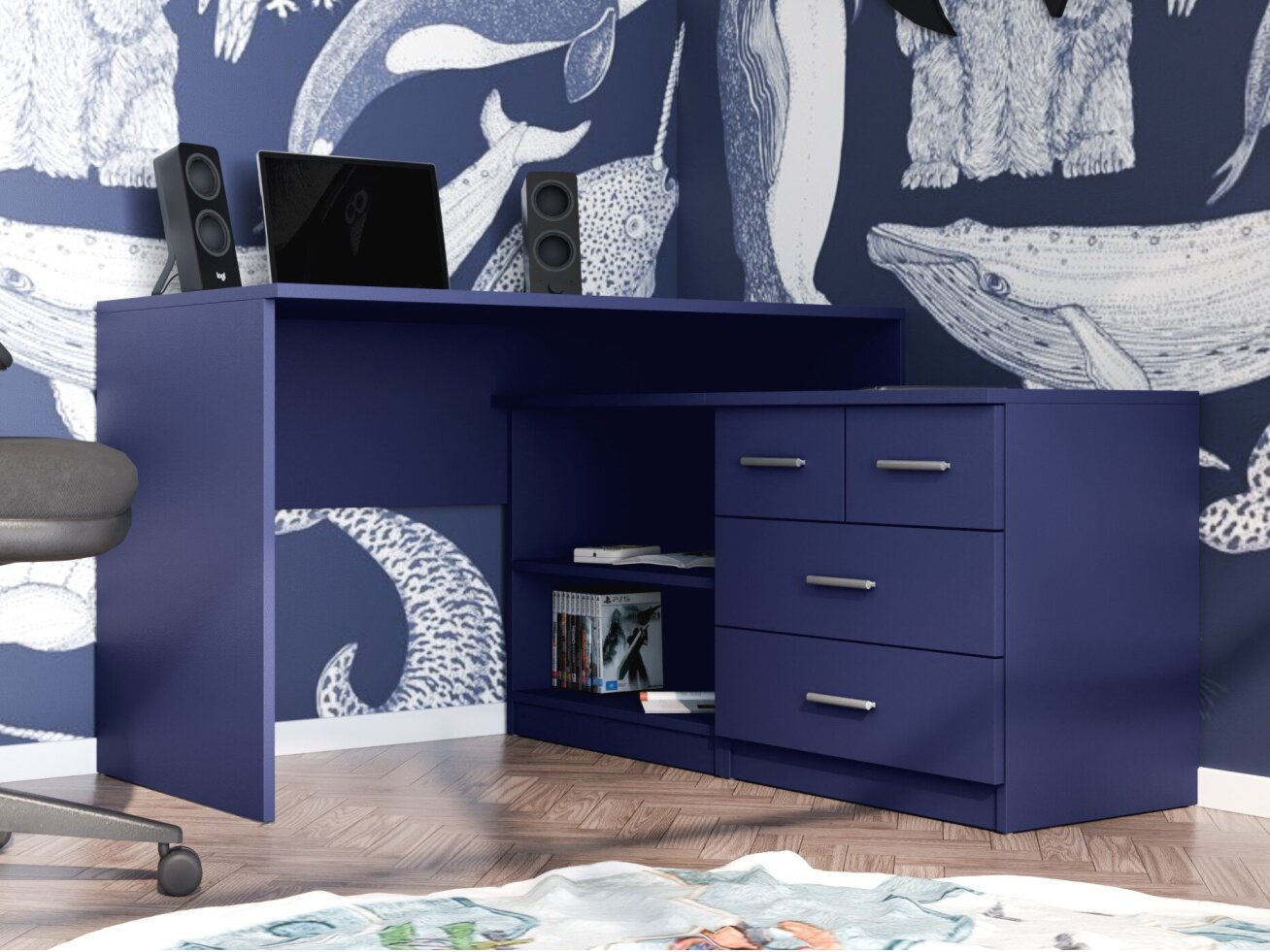 Kampinis Darbo stalas MBL 120x120