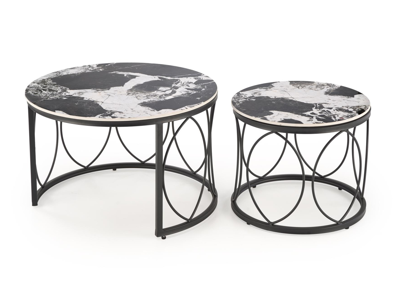 Kavos staliukų rinkinys ALEXANDRA 2 Kavos staliukų rinkinys ALEXANDRA 2