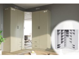 Kampinė spinta MBL MAX 189x169