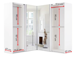 Kampinė spinta MERIDA