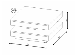 Kavos staliukas COTTO