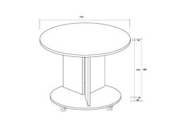 Kavos staliukas KOLKO /D