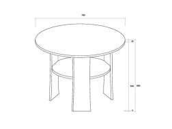 Kavos staliukas RING 1/D
