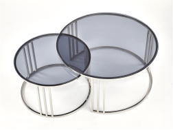 Stiklinis kavos staliukų rinkinys MERCURY