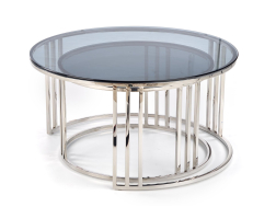 Stiklinis kavos staliukų rinkinys MERCURY