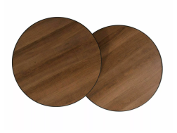 Kavos staliukų rinkinys PENELOPE RIEŠUTAS