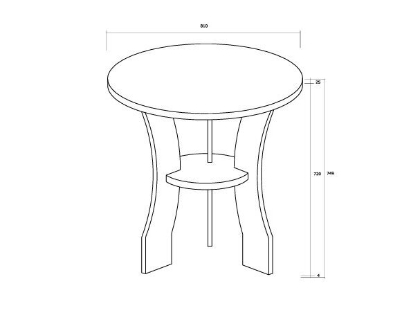 Kavos staliukas PLAY /D 1