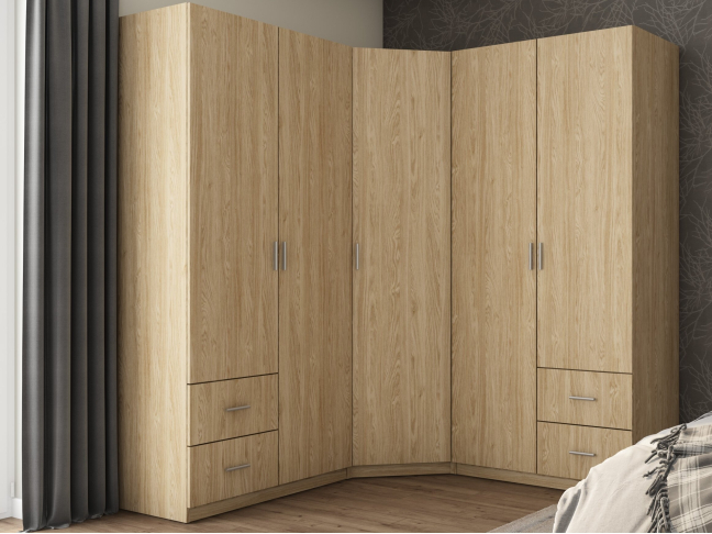 Kampinė spinta MBL 189/214 5 Kampinė spinta MBL 189/214 5