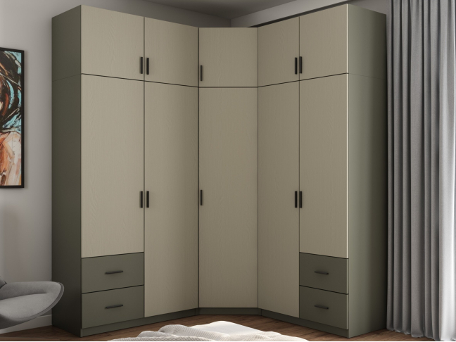 Kampinė spinta MBL 189/240 7 Kampinė spinta MBL 189/240 7