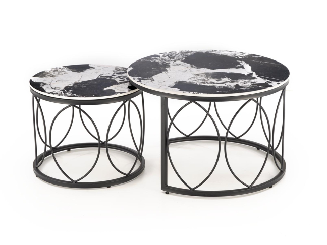 Kavos staliukų rinkinys ALEXANDRA 3 Kavos staliukų rinkinys ALEXANDRA 3