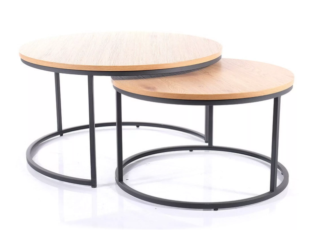 Kavos staliukų rinkinys ATLANTA III 2 Kavos staliukų rinkinys ATLANTA III 2