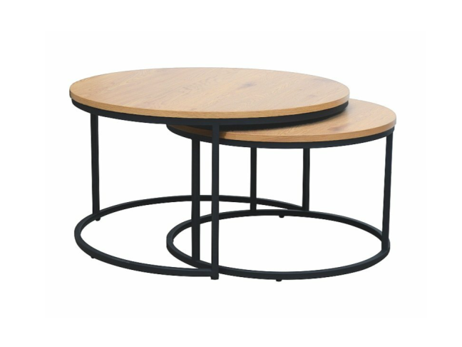 Kavos staliukų rinkinys ATLANTA III Kavos staliukų rinkinys ATLANTA III