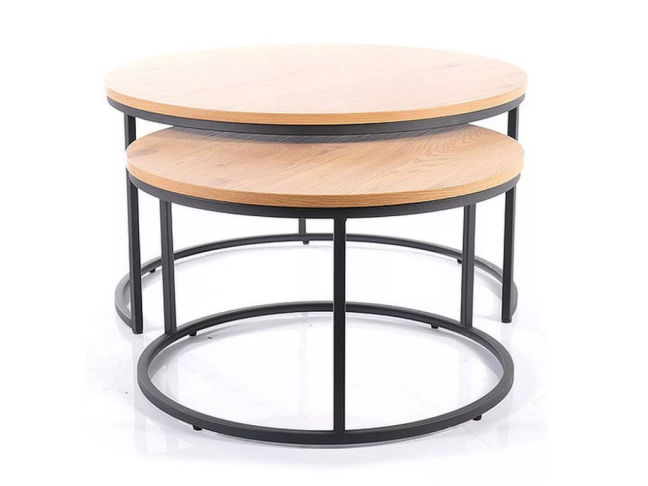 Kavos staliukų rinkinys ATLANTA III 3 Kavos staliukų rinkinys ATLANTA III 3