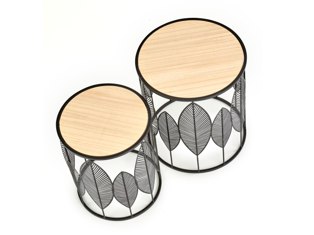 Kavos staliukų rinkinys FOLLA 3 Kavos staliukų rinkinys FOLLA 3