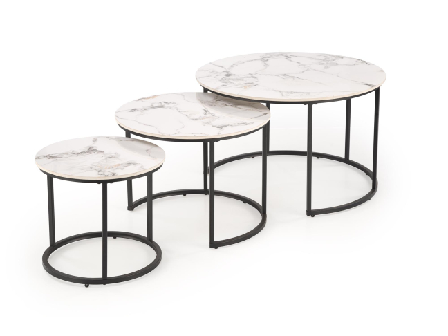 Kavos staliukų rinkinys GILDA 3 Kavos staliukų rinkinys GILDA 3