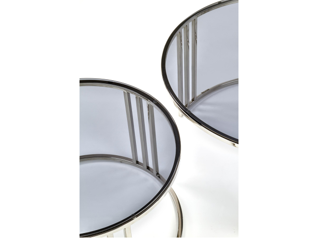 Stiklinis kavos staliukų rinkinys MERCURY 5