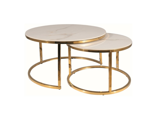 Kavos staliukų rinkinys PORTAFINO A 60/80 Kavos staliukų rinkinys PORTAFINO A 60/80